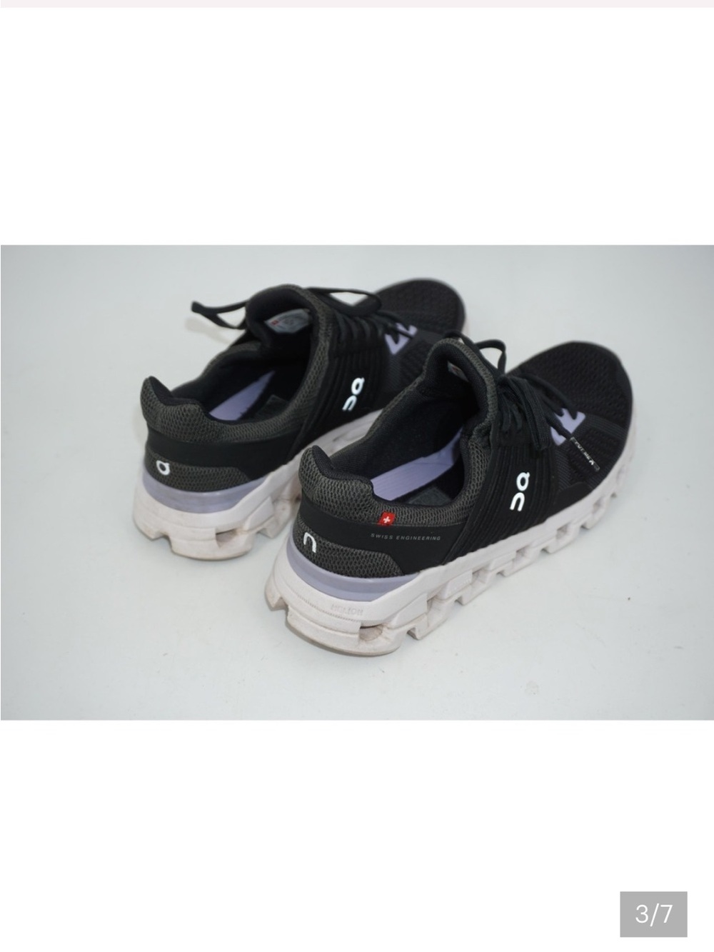 On Running Cloudswift Shoes Womens Size 8 Black Helion Road Running CloudTec